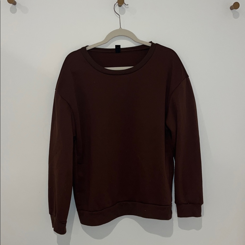 Men's Classic Crewneck Sweater - Brown